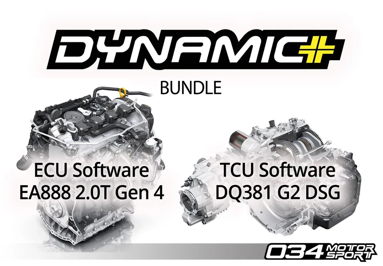 034Motorsport Dynamic+ Tuning ECU & DQ381 G2 TCU Tuning Bundle for MK8 GTI EA888.4 2.0T