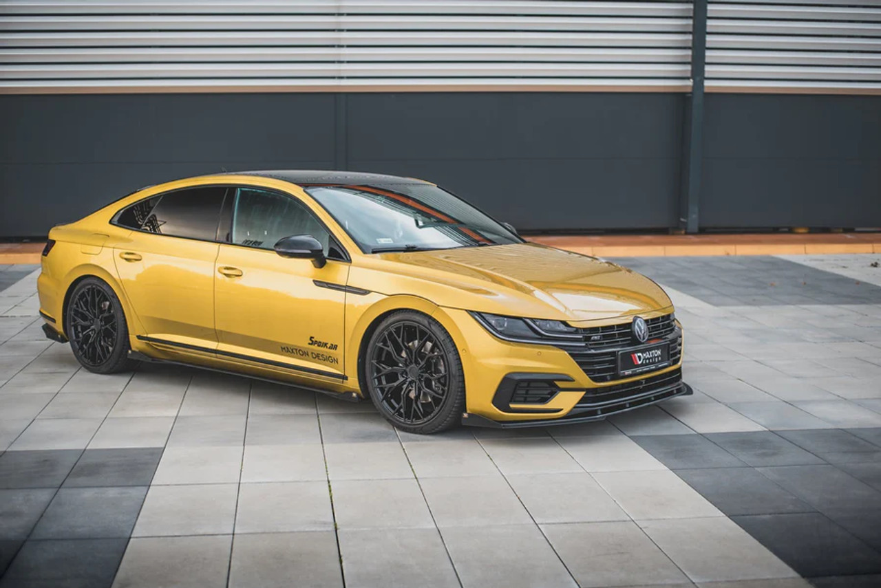 Maxton Design Racing Durability Front Splitter + Flaps for VW Arteon (Pre-Facelift)