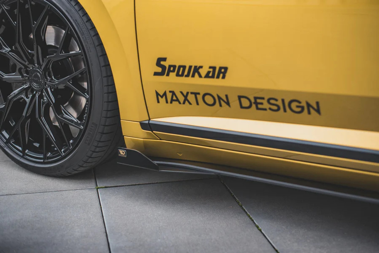 Maxton Design Racing Durability Side Skirt Diffusers + Flaps for VW Arteon (Pre-Facelift)