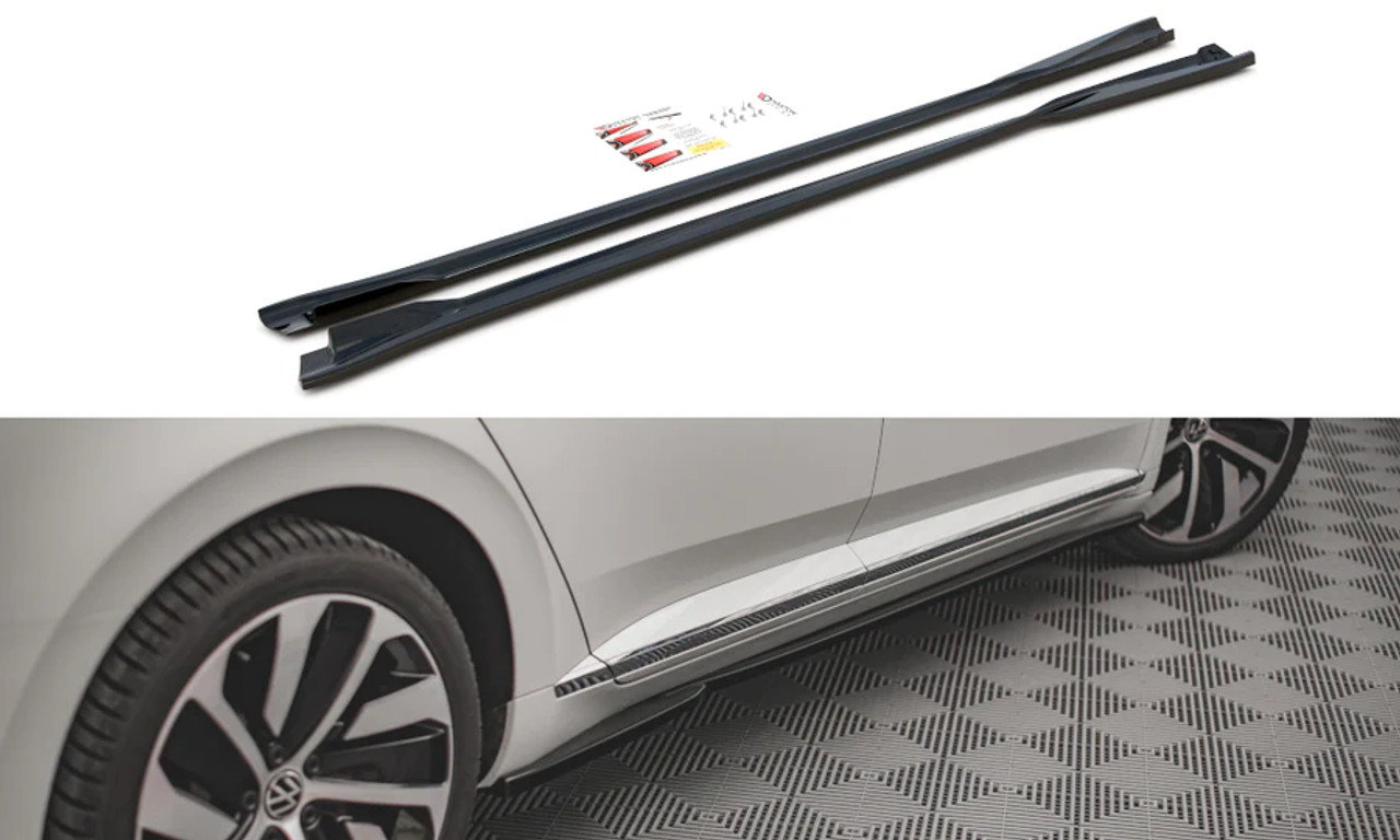 Maxton Design Side Skirt Diffusers for VW Arteon R-Line (Facelift)