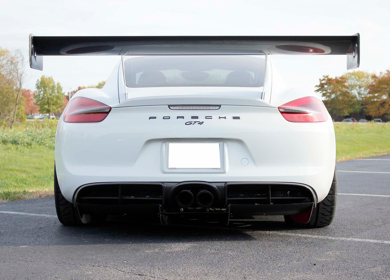 Verus Engineering Carbon Fiber Rear Diffuser for Porsche Cayman 981