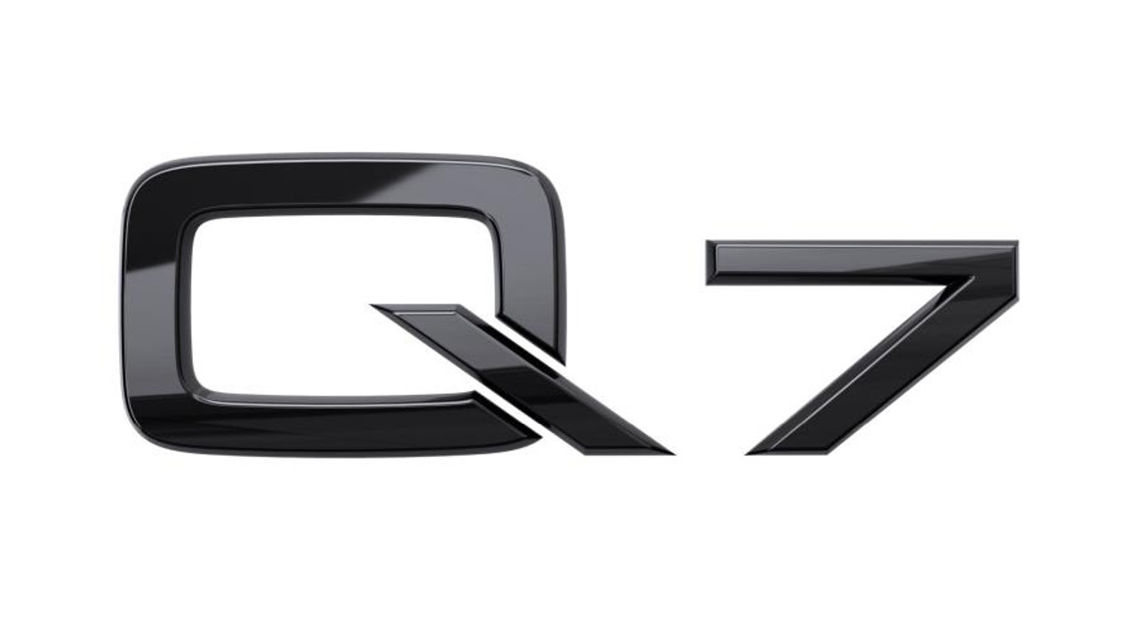 Genuine VW / Audi Black Q7 Rear Emblem for 2020-2024 Q7