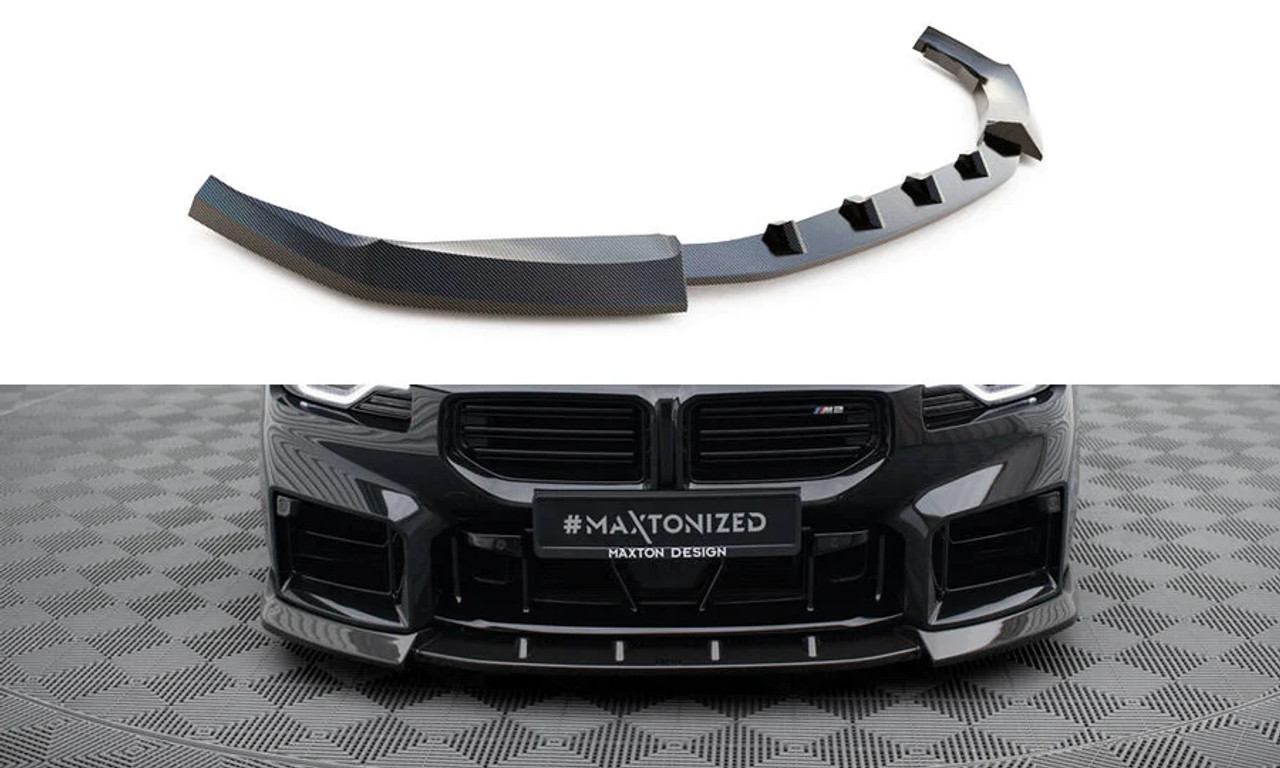 Maxton Design Carbon Fiber Front Splitter V.2 for G87 M2