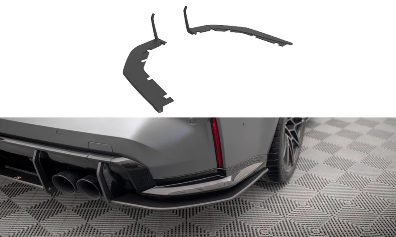 Maxton Design Street Pro Rear Side Splitters for G80 M3