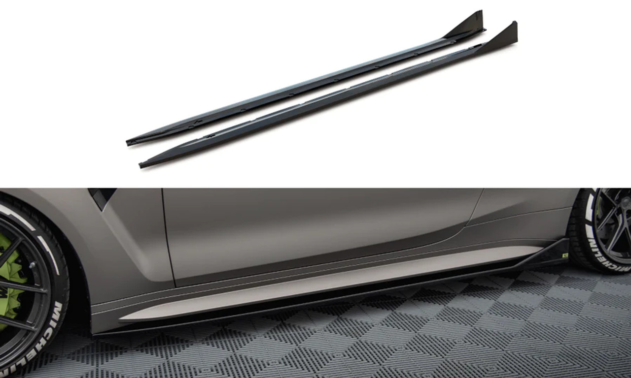 Maxton Design Side Skirt Diffusers V.3 CSL Look for G82 M4
