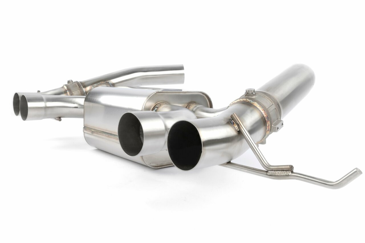 Dinan Valved Axle-Back Exhaust for G87 M2 - Polished Tips