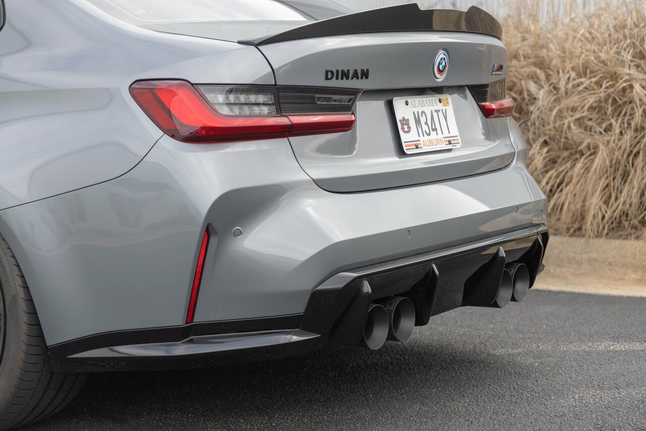 Dinan Valved Axle-Back Exhaust for G80 M3 & G82/G83 M4 - Black Tips