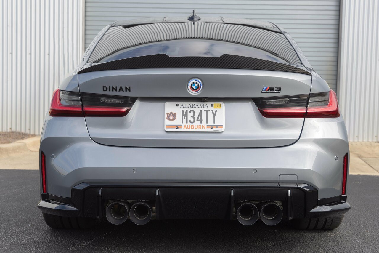 Dinan Valved Axle-Back Exhaust for G80 M3 & G82/G83 M4 - Black Tips