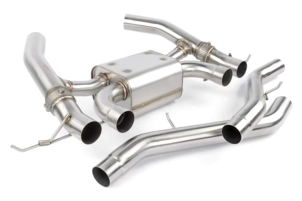 Dinan Valved Axle-Back Exhaust for G80 M3 & G82/G83 M4 - Black Tips