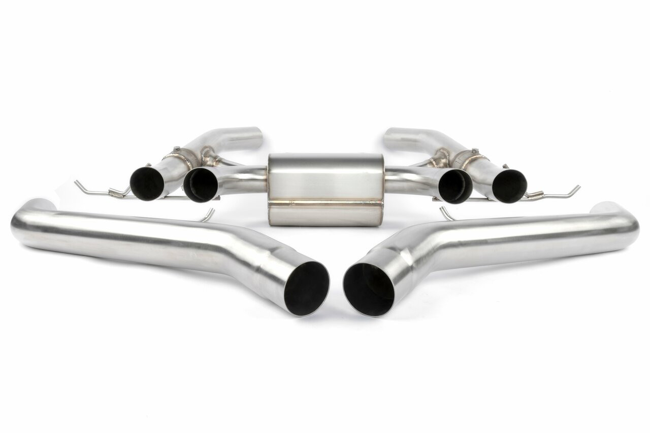 Dinan Valved Axle-Back Exhaust for G80 M3 & G82/G83 M4 - Black Tips