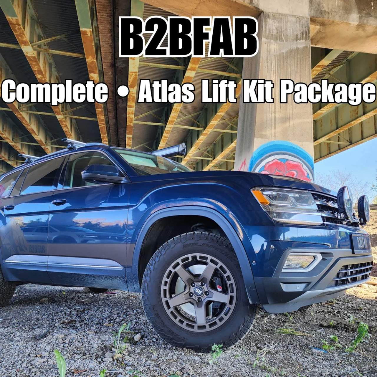 B2BFAB Complete Lift Kit Package for Atlas & Cross Sport