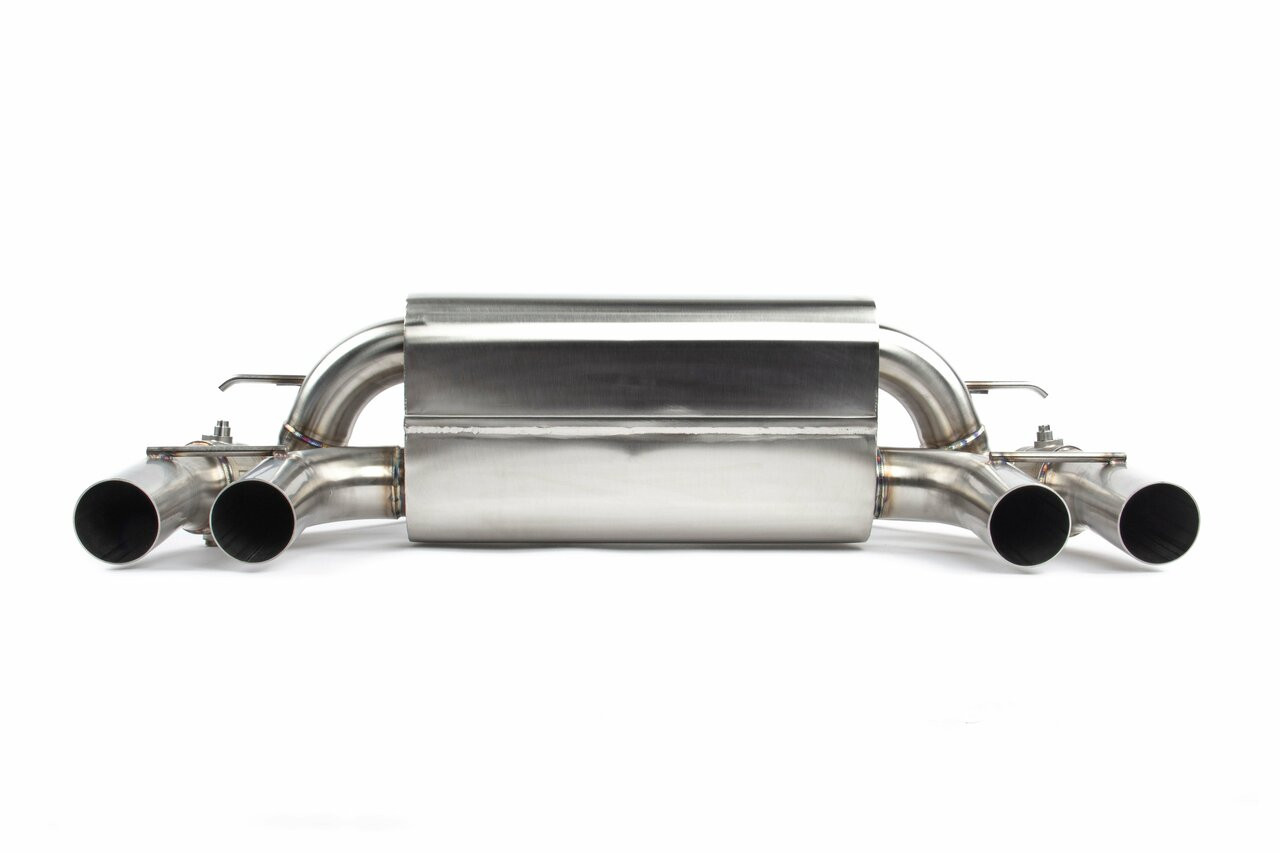 Dinan Free Flow Axle-Back Exhaust & X-Pipe for 19-21 M2 Competition - Black Tips