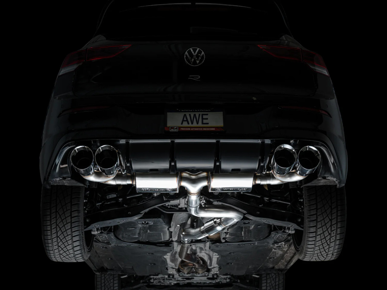 AWE Touring Edition Catback Exhaust for MK8 Golf R