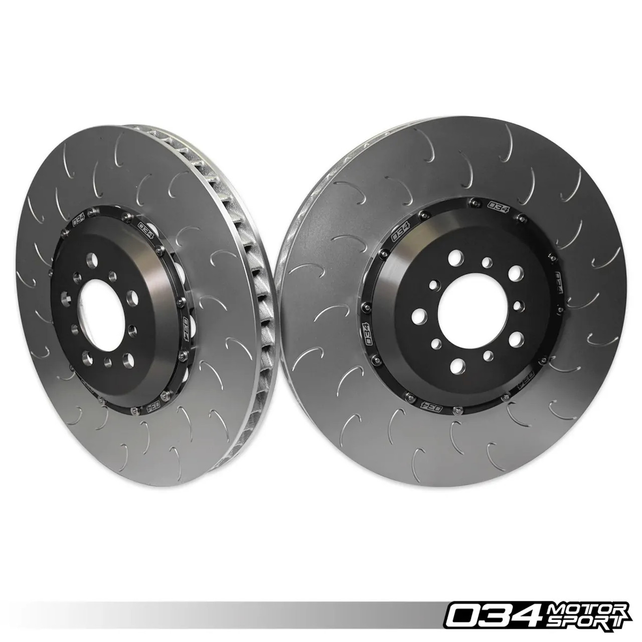 034Motorsport 2-Piece Floating Front Brake Rotor Upgrade Kit for F8X BMW M2 Competition/CS, M3/M4 C/CS, & M4 GTS (2NH/2NK Caliper)