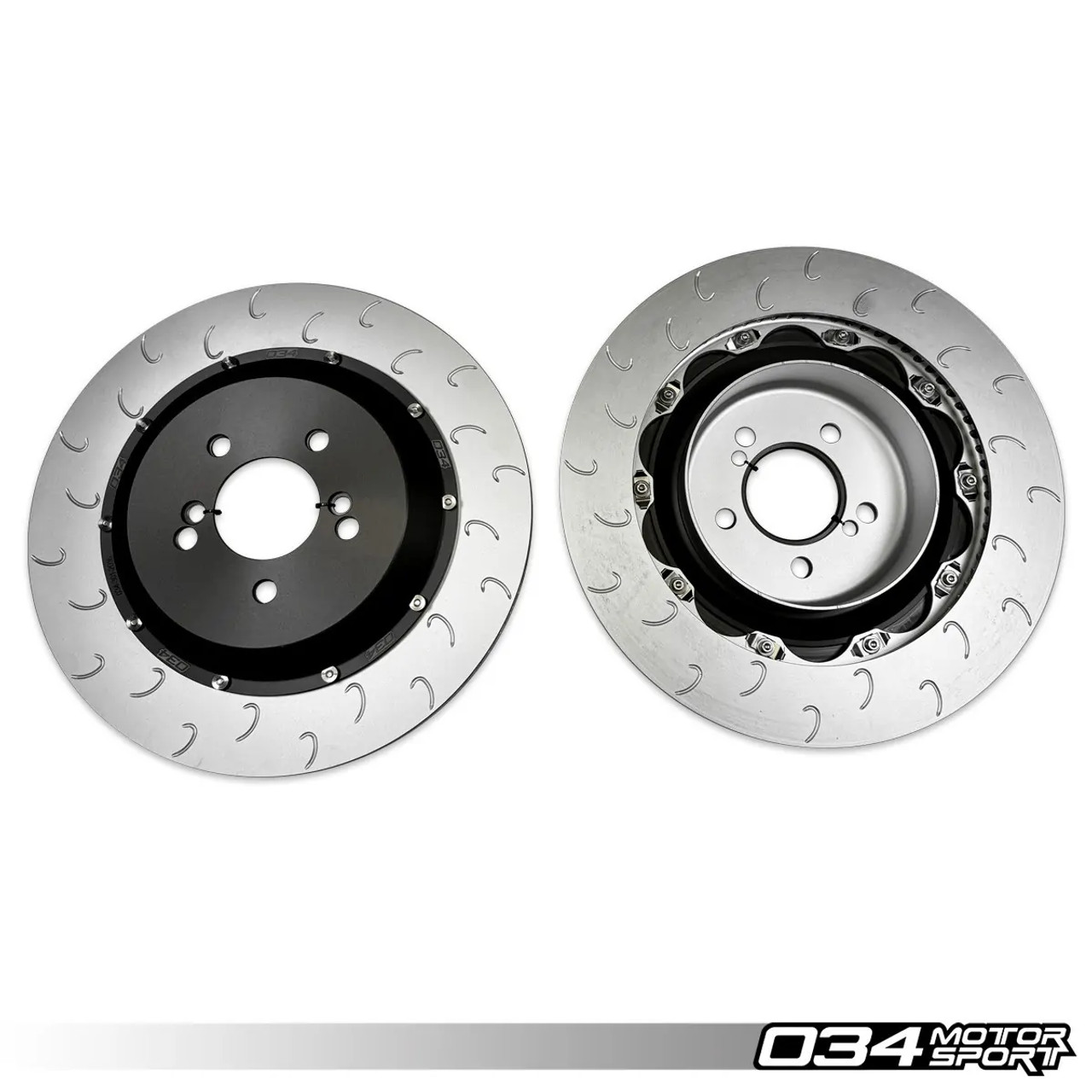 034Motorsport 2-Piece Floating Rear Brake Rotor Upgrade Kit for F8X BMW M2 Competition/CS, M3/M4 C/CS, & M4 GTS (2NH/2NK Caliper)