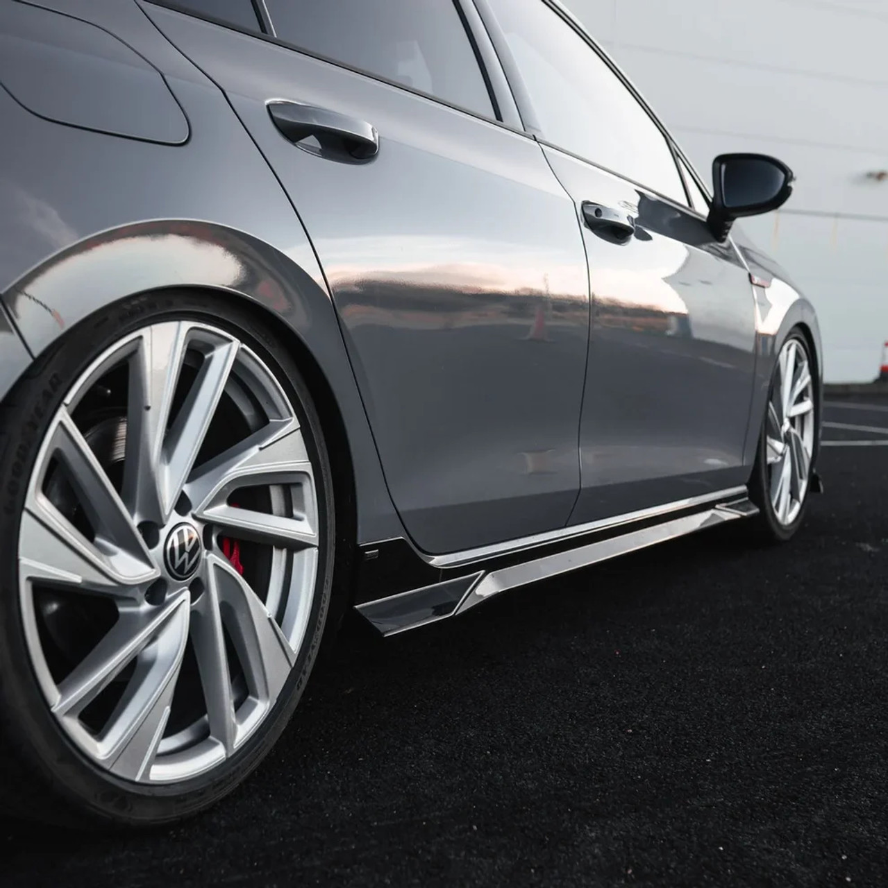 ZAERO Design EVO-1 Gloss Black Side Skirts for MK8/MK8.5 GTI & Golf R