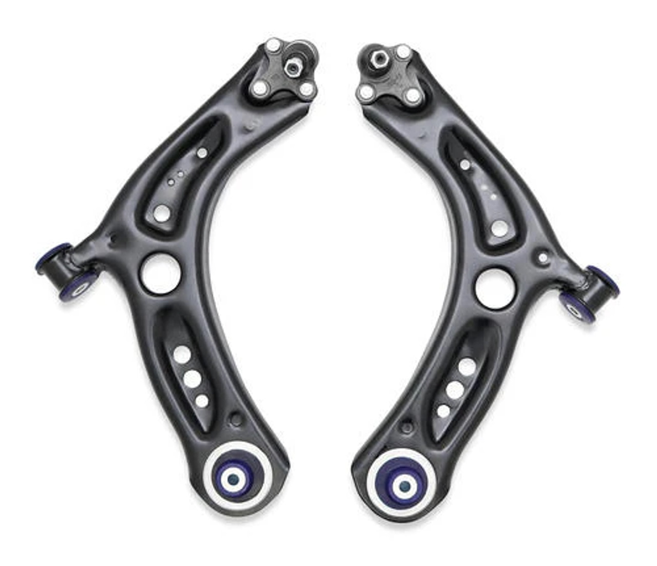 SuperPro Front Lower Control Arm Set for MQB (Adds Positive Caster)