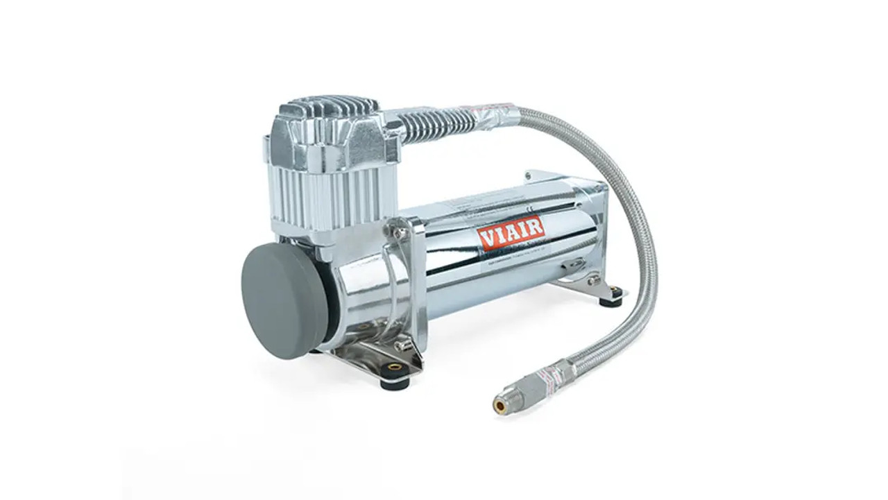 Air Lift Performance 5 Gallon Polished Tank w/ Viair 444C Chrome Compressor Kit
