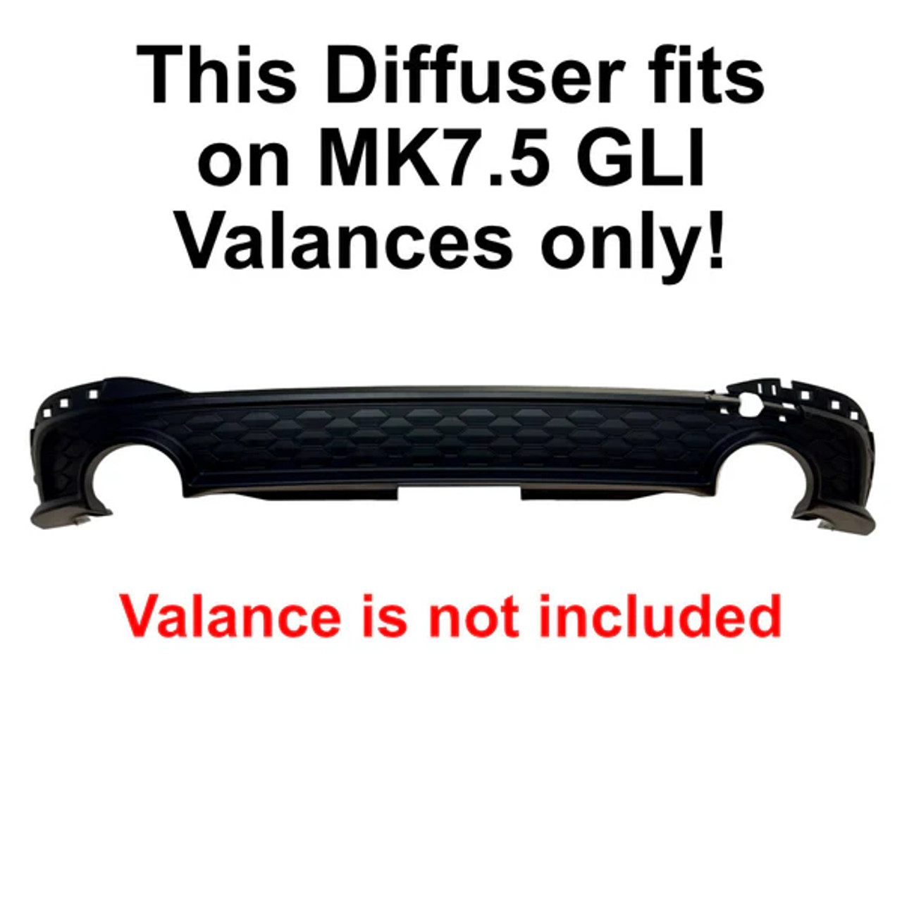 CJM Industries Rear Diffuser for MK7.5 GLI (2022-2024)