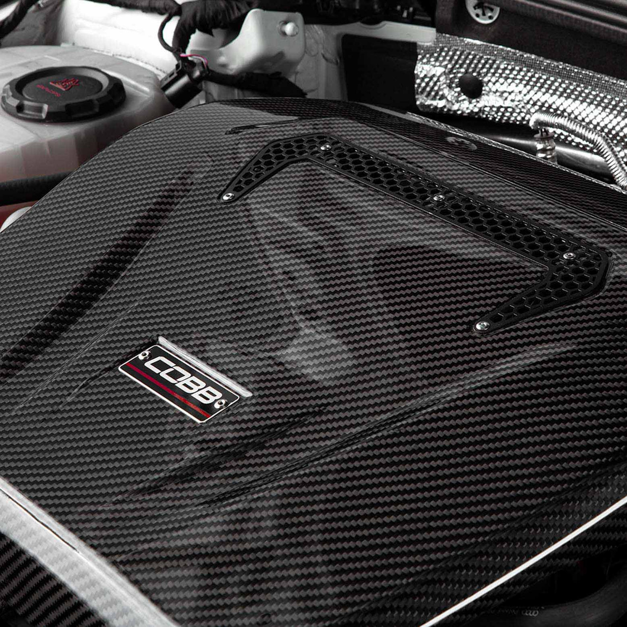 COBB Redline Carbon Fiber Engine Cover for MK7/7.5/8 Golf, GTI, Golf R, GLI & 8V/8V.5 A3 & S3