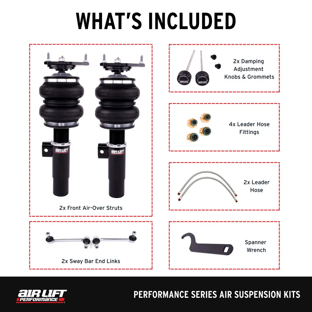 Air Lift Performance Front Kit for MK5, MK6, 8P & 8J