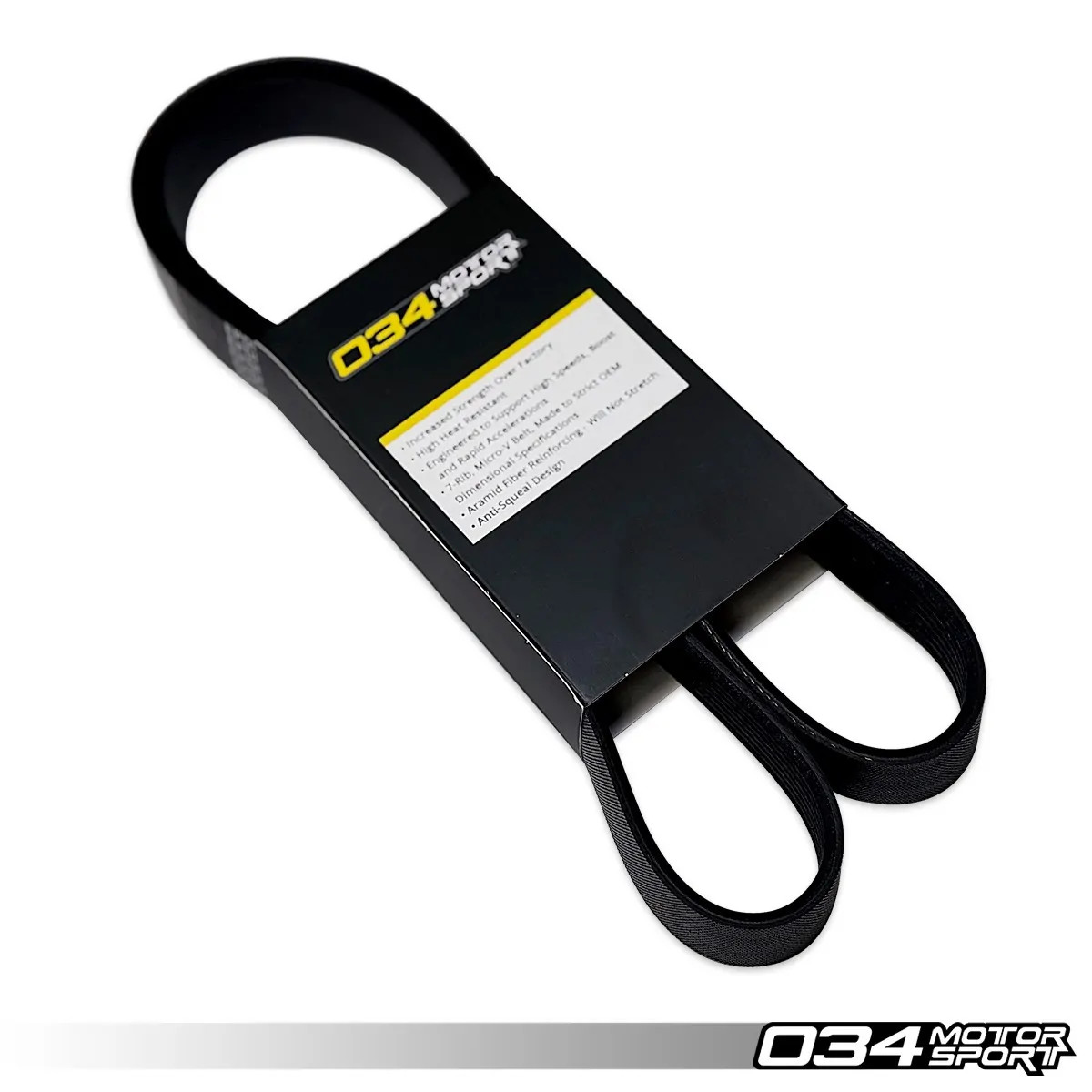 034Motorsport Dynamic+ Supercharger Belts for B8/B8.5, C7/C7.5, & D4 EA837 3.0T