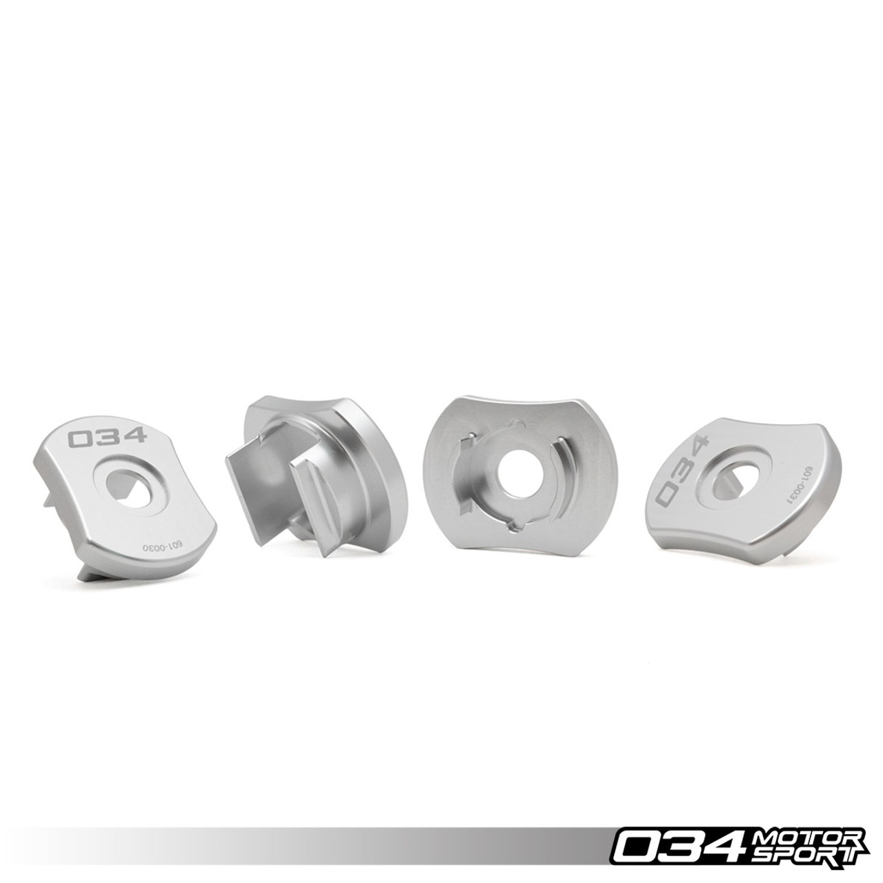 034Motorsport Billet Aluminum Rear Subframe Inserts for AWD MQB