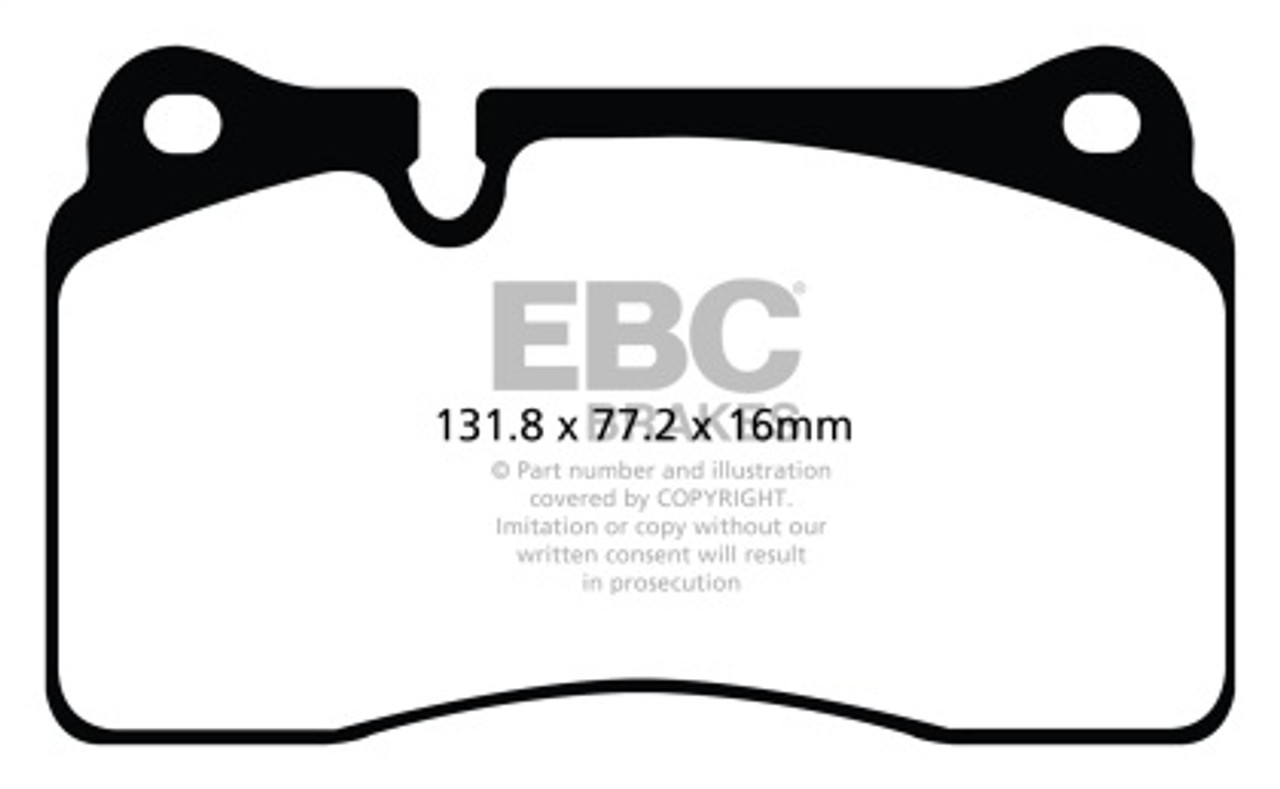 EBC Yellowstuff Front Brake Pads for MK2 TTRS