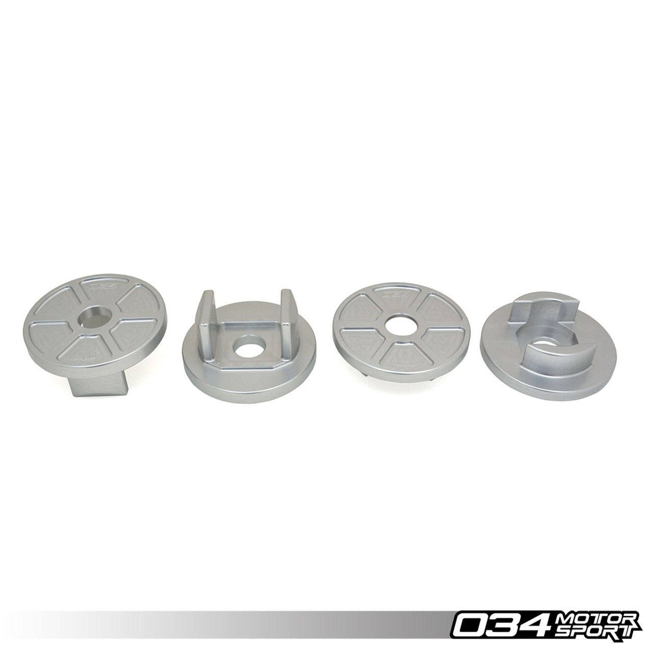 034Motorsport Billet Aluminum Rear Subframe Mount Insert Kit for B8 S/RS Models