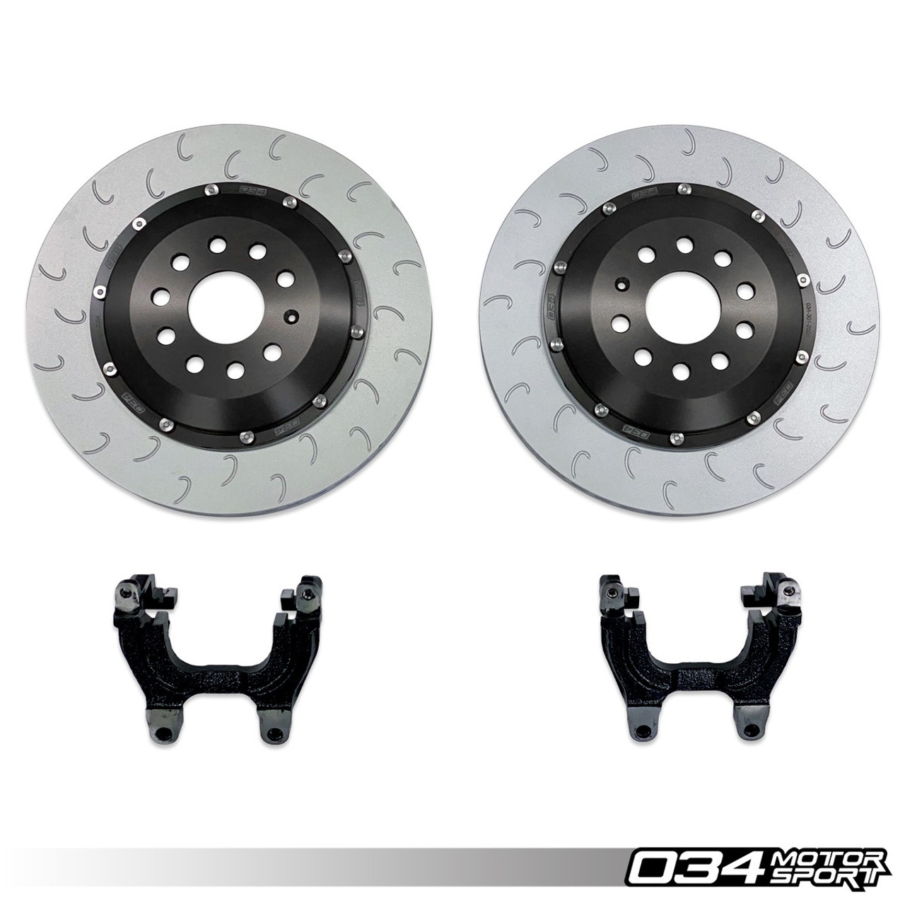 034Motorsport 2-Piece Floating 350mm Rear Brake Rotor Upgrade for MQB (w/ electronic ebrake)