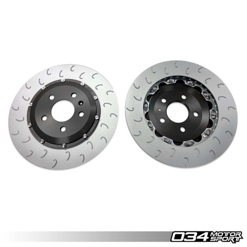 034Motorsport 2-Piece Floating Rear Brake Rotor Kit for B8/B8.5 S4 & S5