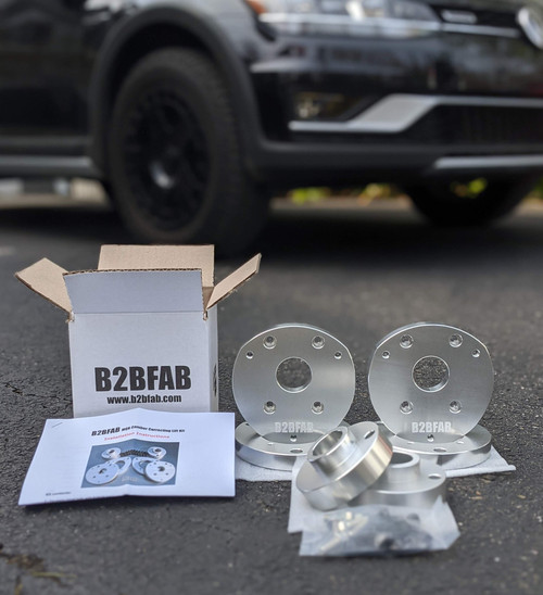 B2BFAB 119mm Axle Spacer Kit, For For VW Mk7, Mk6
