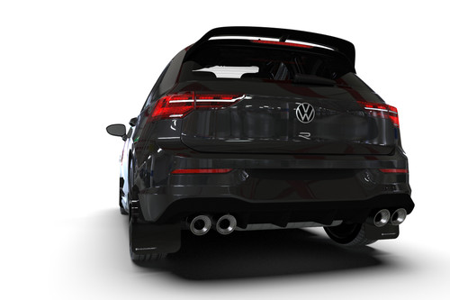 Rally Armor UR Black w/ Blue logo Mud Flaps for MK8 GTI & Golf R