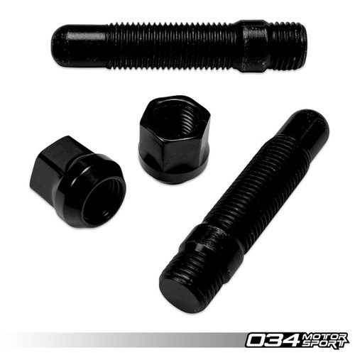 034Motorsport Bullet Nose Stud & Nut Bundles 034Motorsport Bullet Nose Stud & Nut Bundles