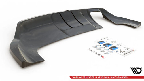 Maxton Design Center Rear Splitter for 8U Q3 S-Line Facelift