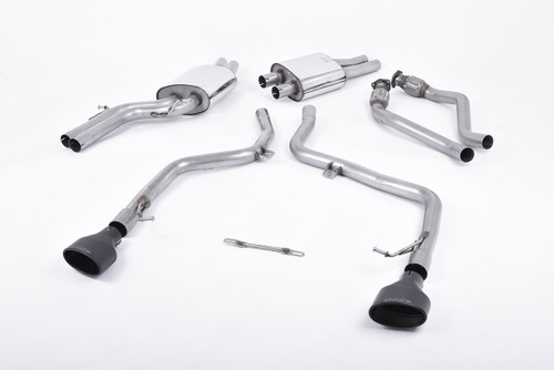 Milltek Non-Resonated Catback Exhaust for B8 S4 Pre-Facelift (Louder) Milltek Non-Resonated Catback Exhaust for B8 S4 Pre-Facelift (Louder)
