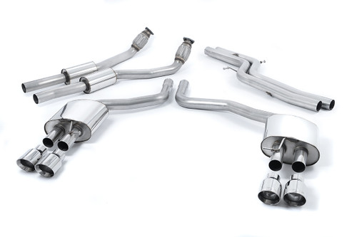 Milltek Non-Resonated Non-Valved Catback Exhaust for C7 S6 & S7 (Louder) Milltek Non-Resonated Non-Valved Catback Exhaust for C7 S6 & S7 (Louder)