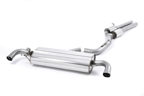 Milltek Resonated Catback Exhaust for 8J TTRS (Quieter) - Uses OE Tips Milltek Resonated Catback Exhaust for 8J TTRS (Quieter) - Uses OE Tips