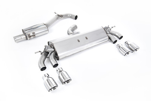 Milltek 3" Resonated & Valved Catback Exhaust for MK7.5 Golf R (Quieter) Milltek 3" Resonated & Valved Catback Exhaust for MK7.5 Golf R (Quieter)