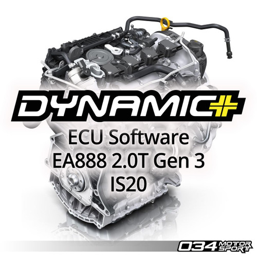 034Motorsport Dynamic+ Performance Software for 2.0T Gen 3 (IS20) 8V A3 & MK7 GTI 034Motorsport Dynamic+ Performance Software for 2.0T Gen 3 (IS20) 8V A3 & MK7 GTI
