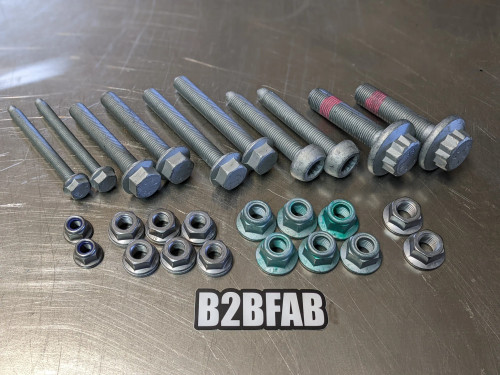 B2BFAB Complete OEM Hardware Kit for MQB Camber Correcting Lift Kit Install B2BFAB Complete OEM Hardware Kit for MQB Camber Correcting Lift Kit Install