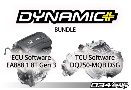 034Motorsport Dynamic+ ECU & DQ250 TCU Tuning Bundle for MK7/7.5 Golf, Sportwagen, Alltrack & 8V A3 1.8T