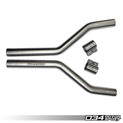 034Motorsport Res-X Front Resonator Delete for B9/B9.5 S4 & S5 3.0T 034Motorsport Res-X Front Resonator Delete for B9/B9.5 S4 & S5 3.0T