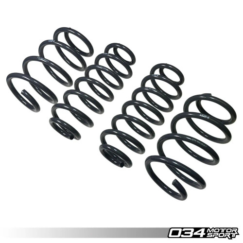 034Motorsport Dynamic+ Lowering Springs for 8P A3 3.2 VR6