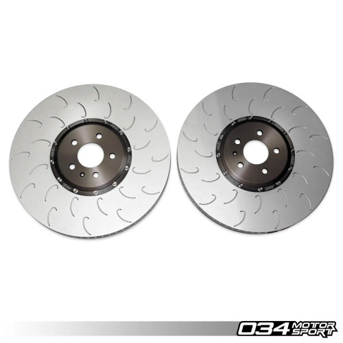 034Motorsport 2-Piece Floating Front Brake Rotor Upgrade for C8 RS6 & RS7
