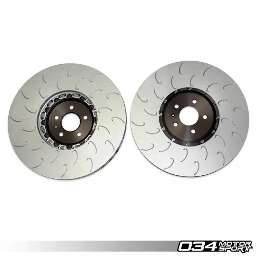 034Motorsport 2-Piece Floating Front Brake Rotor Upgrade for C8 RS6 & RS7