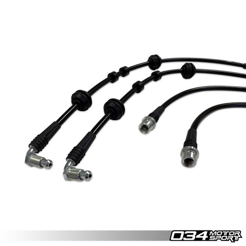 034Motorsport Stainless Steel Braided Brake Line Kit for MK1 R8