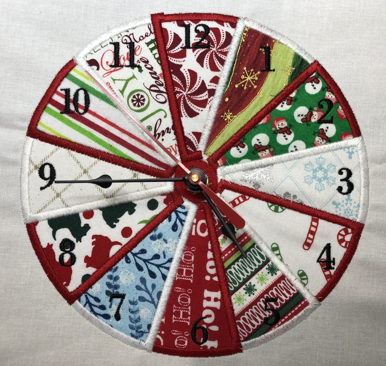 embroidery clock