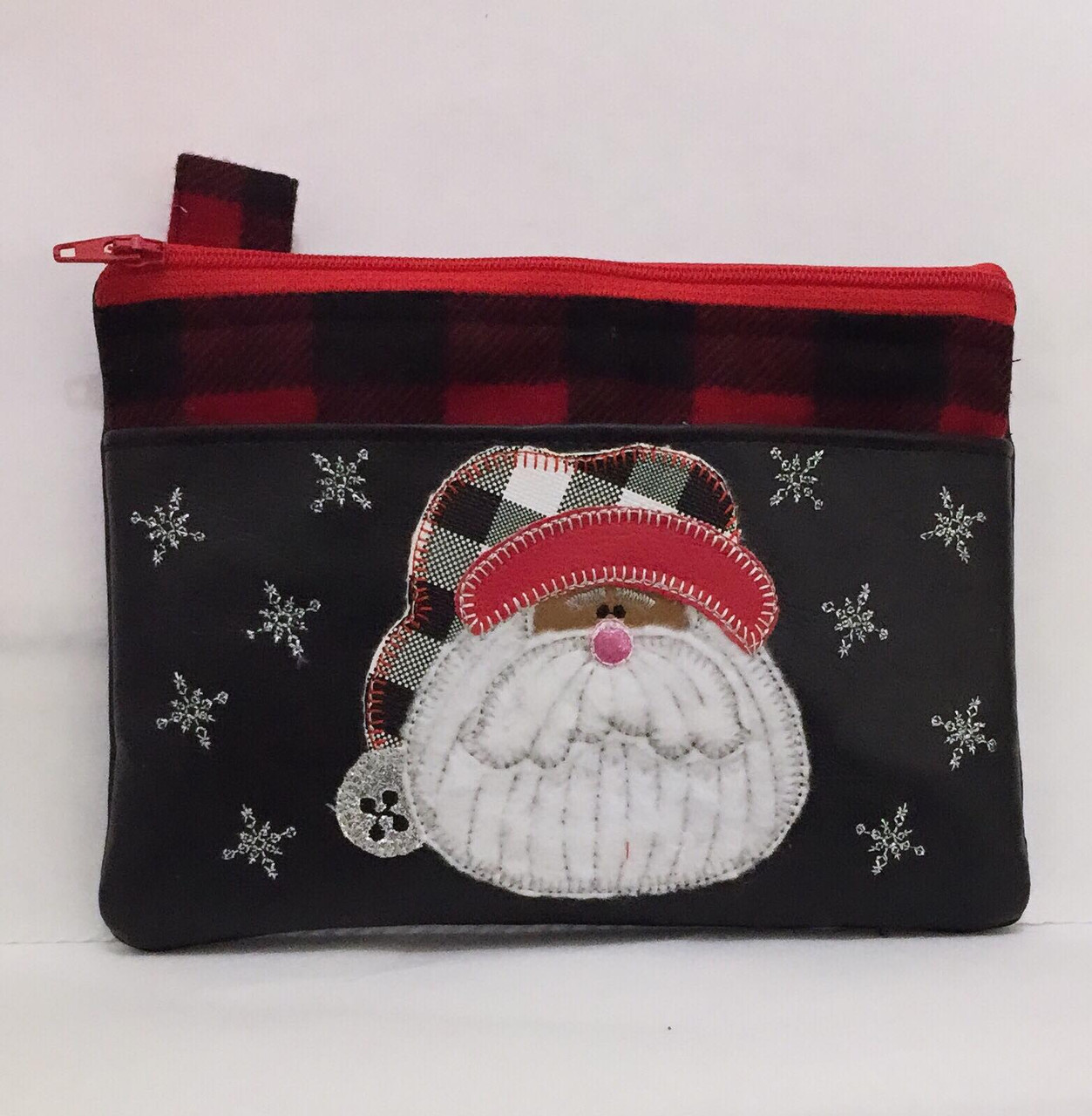 Custom Santa Clause Making Snow Angels Rectangular Coin Purse w/ Name or  Text | YouCustomizeIt