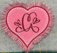 ITH Frayed/Fringe Heart